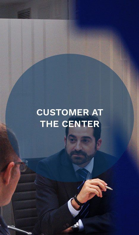 Values: Customer at the center