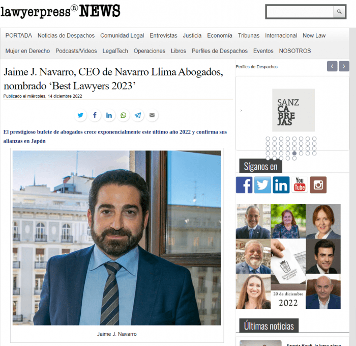 2022.12.14 Lawyerpress (Best lawyer 2023