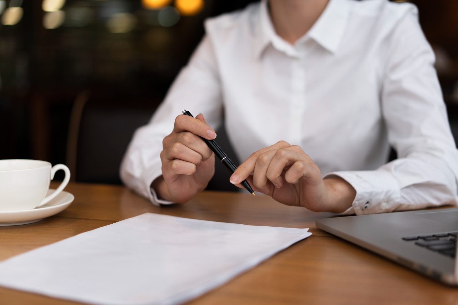 Firma de deposito notarial.